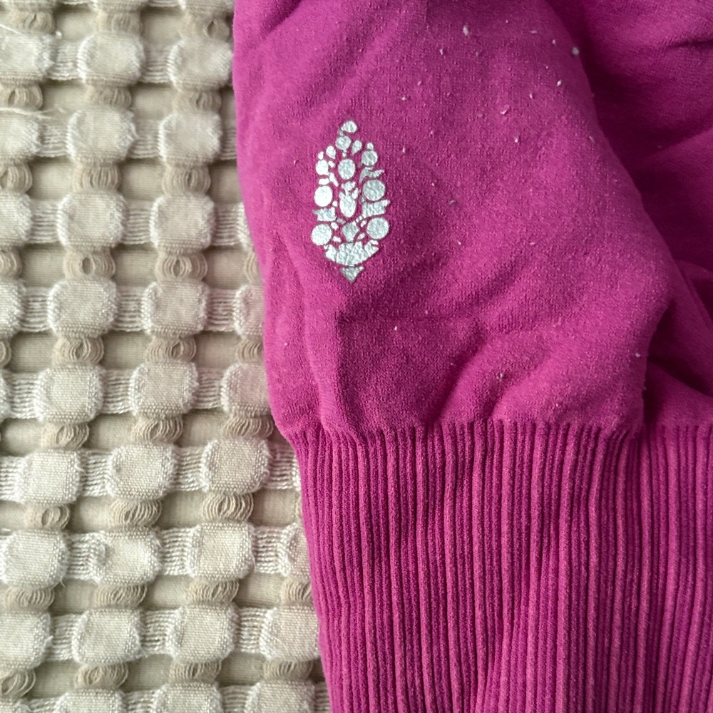FP Movement by Free People Magenta Ribbed Seamless Sports Bralette - Picture 2 of 3